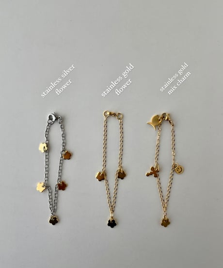 ALL stainless charm / bracelet
