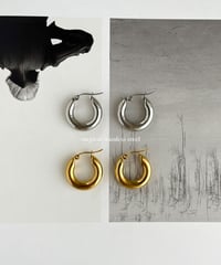 【サージカルステンレス】pierce / silver & gold