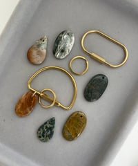 sea stone / keyring