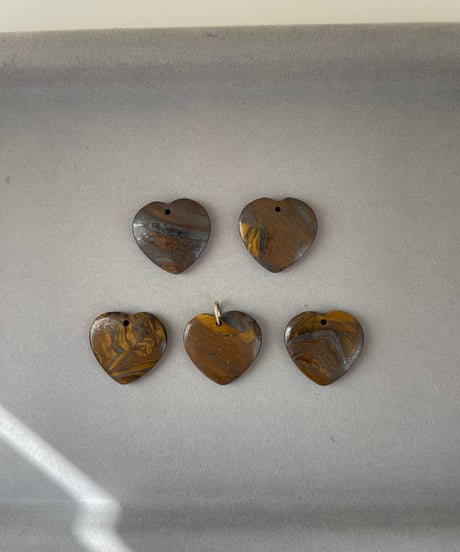 natural stone / 3.brown Heart