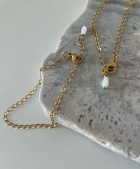 curve  chain / shell TOP / bracelet