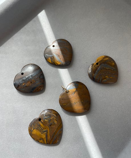 natural stone / 3.brown Heart