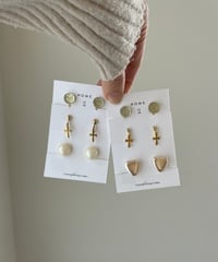 【earring】 3 items set