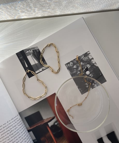 oval  chain / bracelet