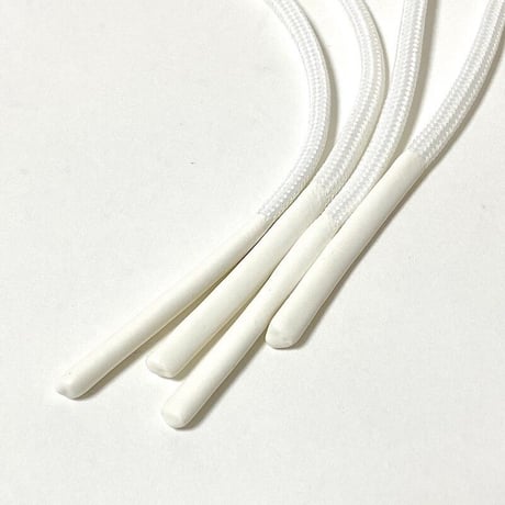 GETABACO × cozyhousetokyo  DIPPED OVAL COLOR MATCHING LACES [WHITE]