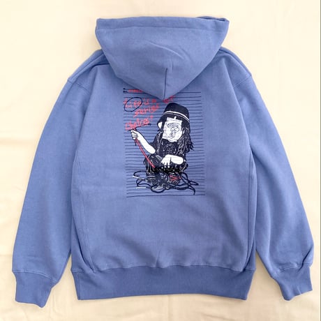 GETABACO×KUREINO "Life is a series of Choices"HOODIE [STONE BLUE]