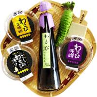 名水わさびセット　（鮫皮付き）　（送料無料）