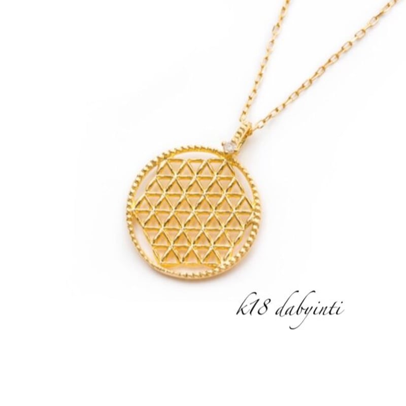 holistetique ★フラワーオブライフペンダントヘッド ゴールド18k