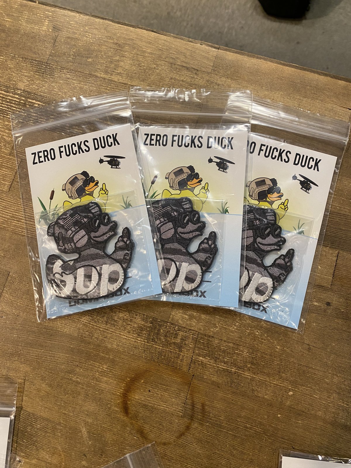 Zero Fucks Duck®️ SUPDUCK D-Bag Patch V2