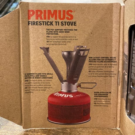 日本未発売 PRIMUS FIRESTICK TI stove チタンモデル