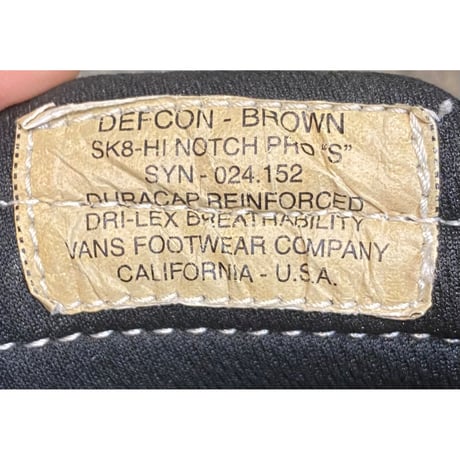 DEFCON×VANS SK8-HI PRO”S” US-10
