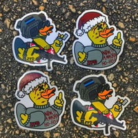 Zero Fucks Duck 'DUCK HARD: A ZFD Christmas Story'ステッカー