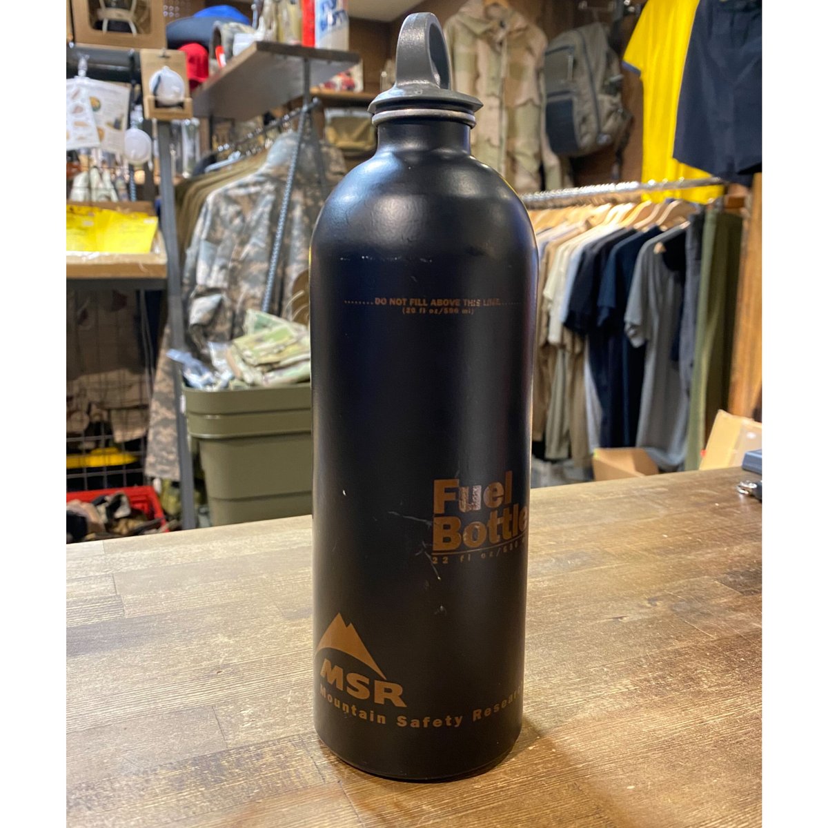 珍しいMSR FUEL BOTTLE 20oz アメリカ製　燃料　ボトル タンク MSR 燃料ボトル 20oz ストーブ用アクセサリ フューエルボトル