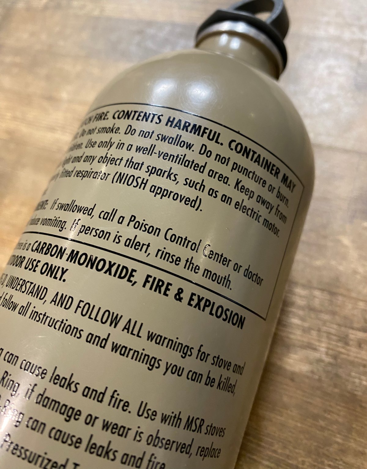 アメリカ軍放出 MSR製 ミリタリー燃料ボトル22oz TAN② | 第三商店