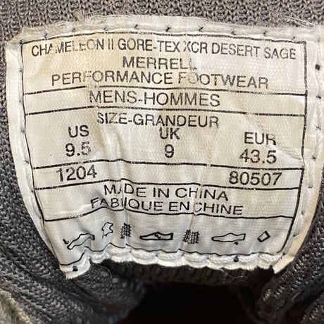 MERRELL カメレオン2 XCR US-9.5 USED