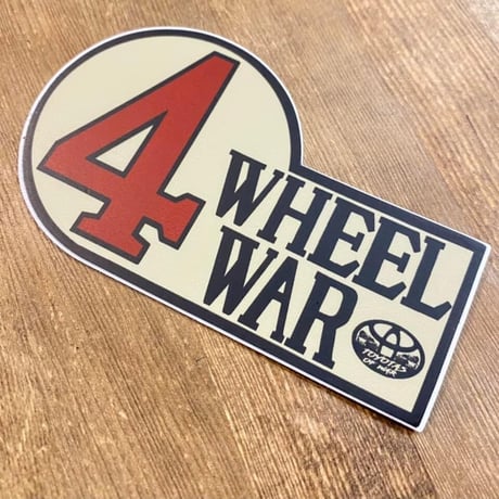 TOYOTAS OF WAR 4 WHEEL  WAR ステッカー