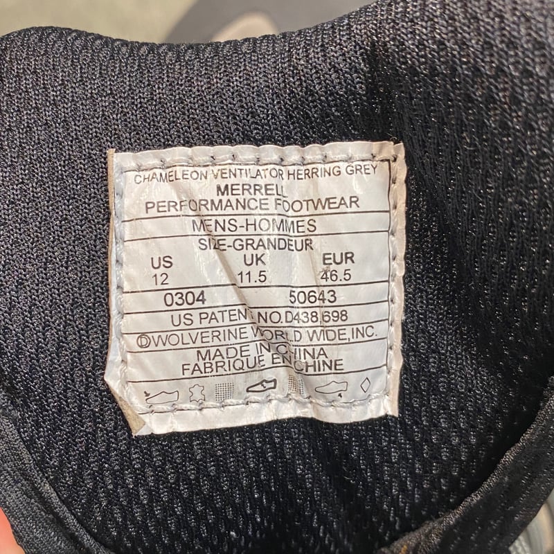 MERRELL カメレオン ヴェンチレーター 2004年製 US-12 | 第三商店