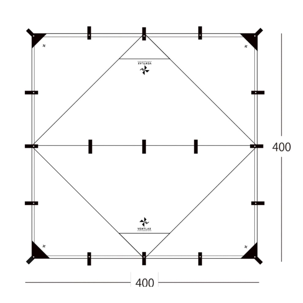 ventlax DIMENSION44 TARP TC ブラック | 第三商店