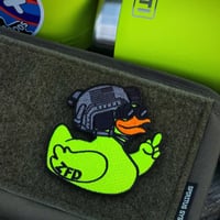 Zero Fucks Duck® Series 1.0 Operator Duck パッチ Chartreuse