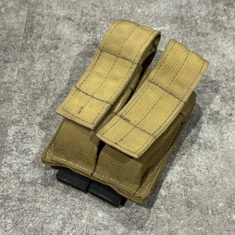 TAC-T ダブルピストルマグポーチ　カーキ