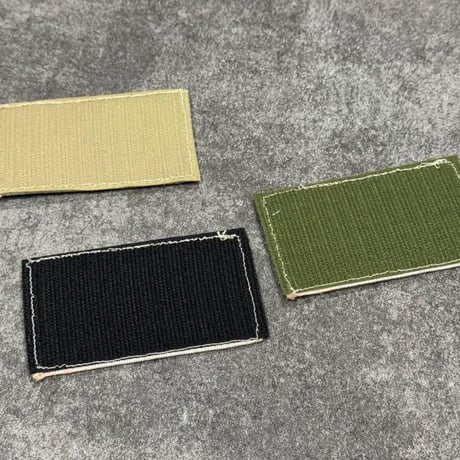 US フラッグ パッチ ベルクロ縫い付け品　銀縁