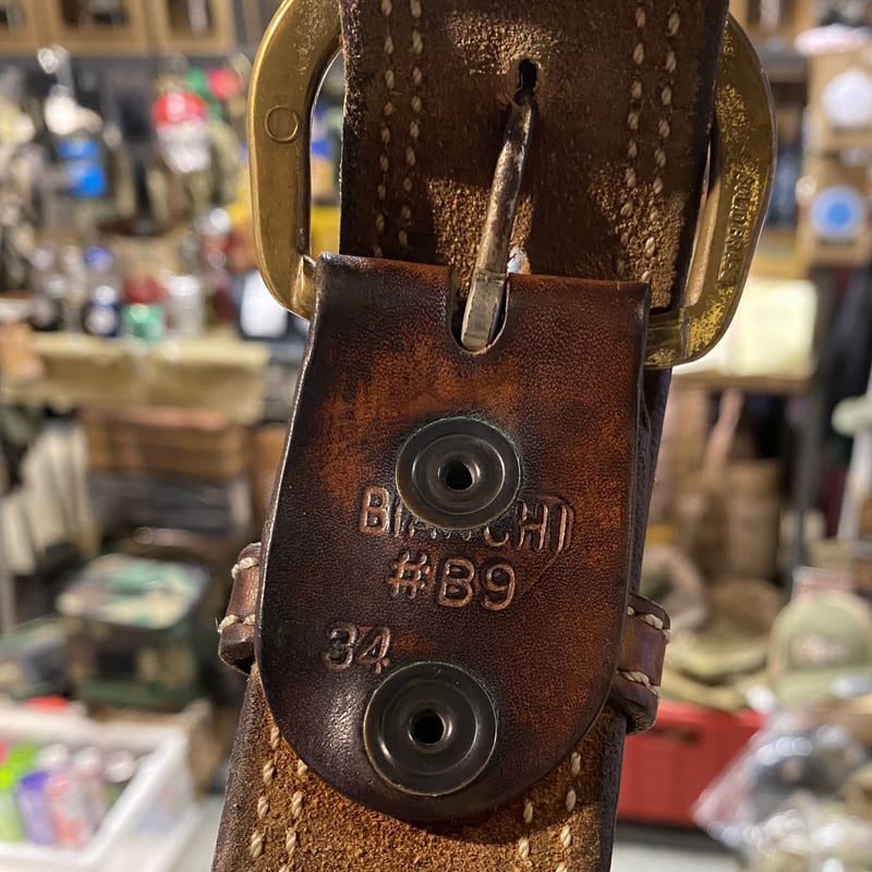 団長ビアンキ　B9 レザーベルト　新品　36サイズ　米軍 楽天市場】MILITARY GOODS（ミリタリーグッズ） BIANCHI B9 BELT