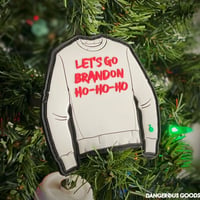 Dangerous Goods®️ Let’s Go Brandon Christmas Sweater  PVC パッチ