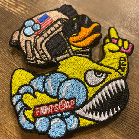 Zero Fucks Duck® x Fight Soap Official パッチ&石けん セット
