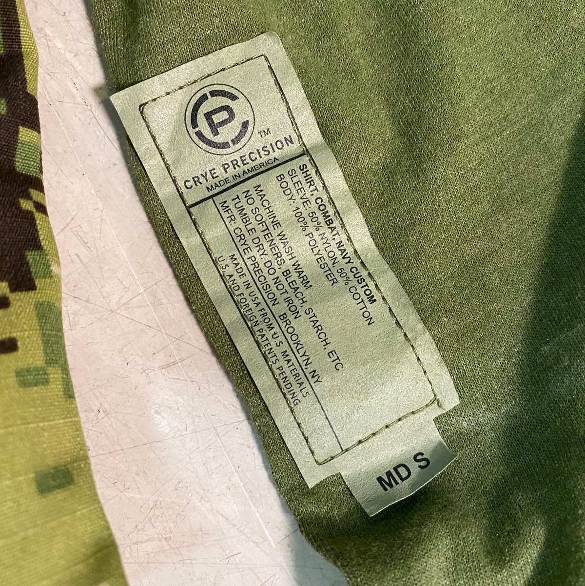 CRYE PRECISION NAVY CUSTOM コンバットシャツ、コンバット