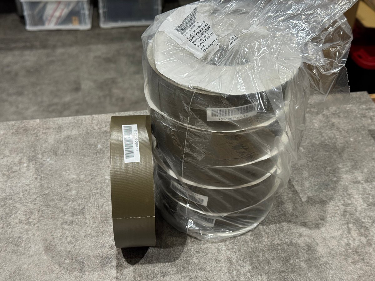官給 OD ツヤなし ダクトテープ 48mm×60yd(54m) アメリカ製 | 第三商店