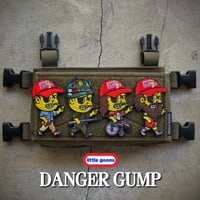 Dangerous Goods®️ Little Goons Danger Gump Action Figure Morale パッチ セット