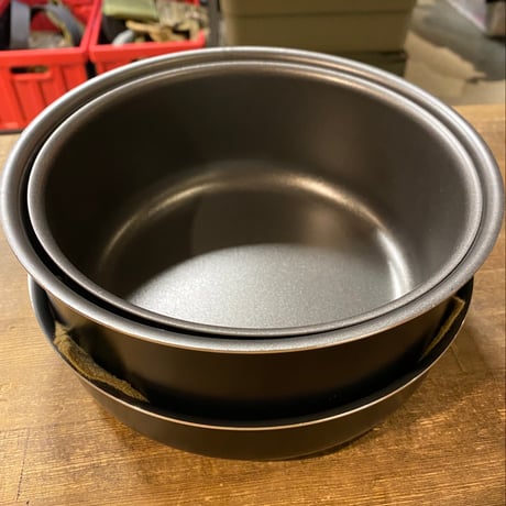 USED品 廃盤 MSR BLACKLITE 1.5L 2L ノンスティックアルミクックセット