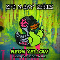 Zero Fucks Duck® X-RAY パッチ Neon Yellow