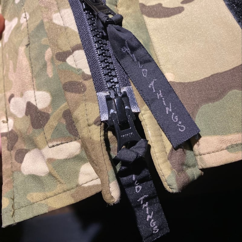 WILDTHINGSマルチカムリバーシブルジャケット　XSサイズ WILD THINGS PRIMALOFT ジャケット リバーシブル マルチカム