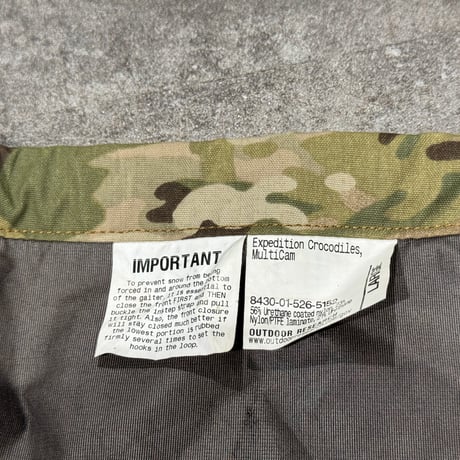 官給品 OR レッグゲーター GORE-TEX Lサイズ マルチカム