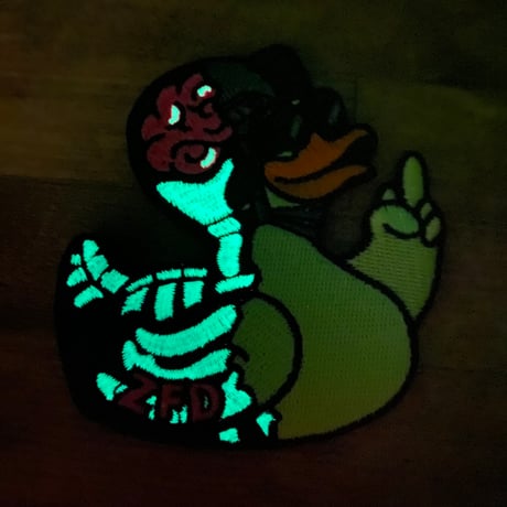 Zero Fucks Duck® X-RAY パッチ Neon Yellow