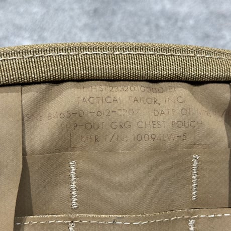 官給　TAC-T FLIP-OUT GRG CHEST POUCH マルチカム