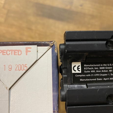 2005年製 虹ロゴ 実物 EOTECH 551