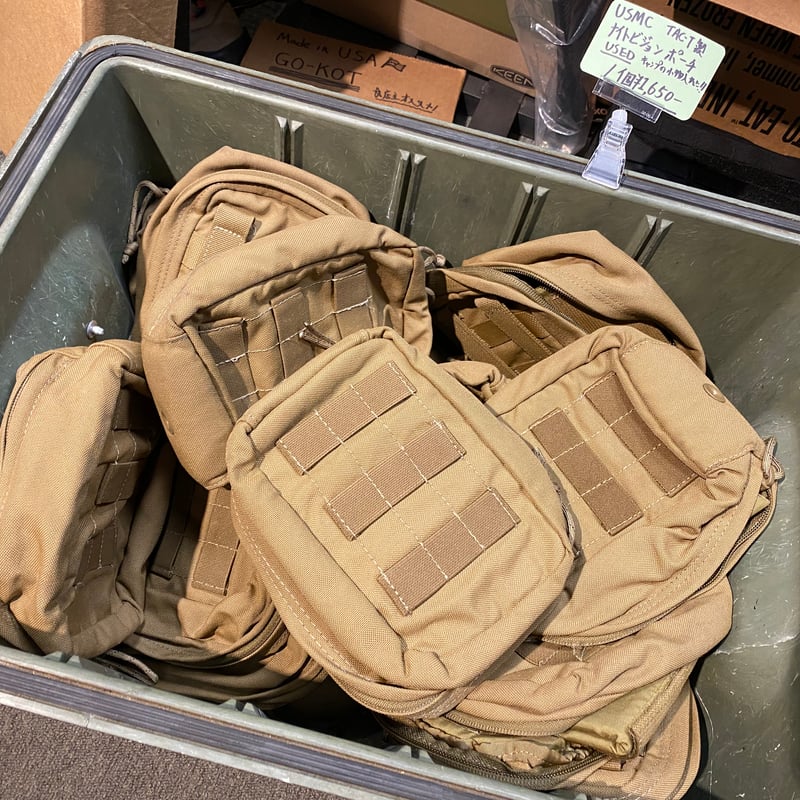 米軍放出品 US ナイトビジョンポーチ タクティカルポーチ コヨーテ 6個セット US（米軍放出品）TACTICAL TAILOR AN/PVS-14 MNVD ナイト