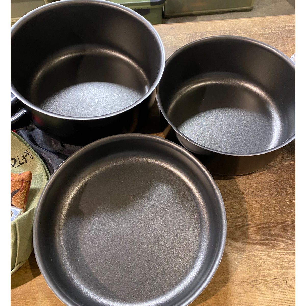 USED品 廃盤 MSR BLACKLITE 1.5L 2L ノンスティックアルミクックセット