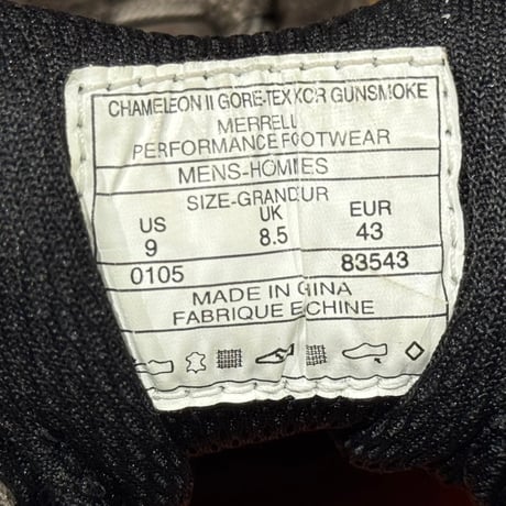 MERRELL カメレオン2 GORETEX XCR 05年製　US-9
