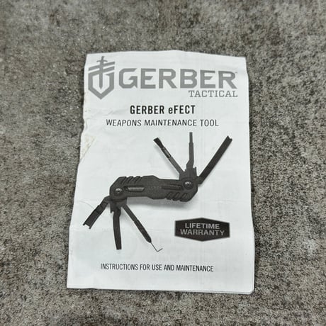GERBER  eFECT  ウェポン メンテナンス ツール