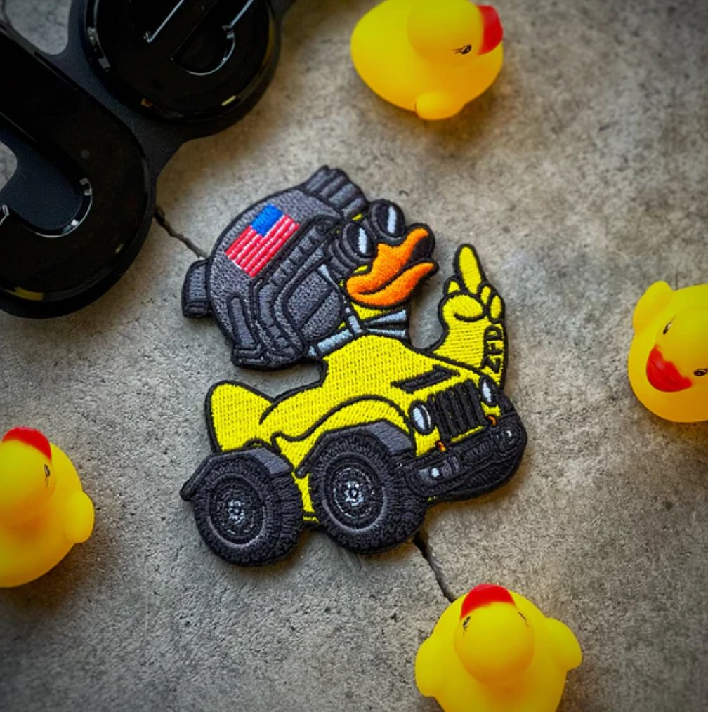ZFD® Jeep Rubber Duck パッチ V1 イエロー | 第三商店 ZFD® Jeep Rubber Duck パッチ V1 イエロー | 第三商店