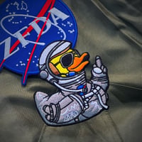 Zero Fucks Duck® NASA Mercury 7 Astronaut Duck Morale パッチ