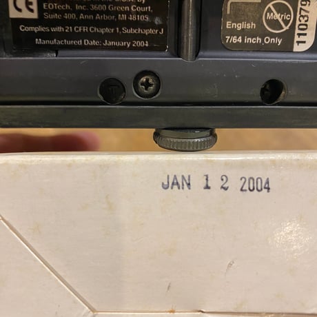 2004年製 実物 EOTECH 552