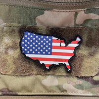 U.S.A PVCフラッグ　パッチ