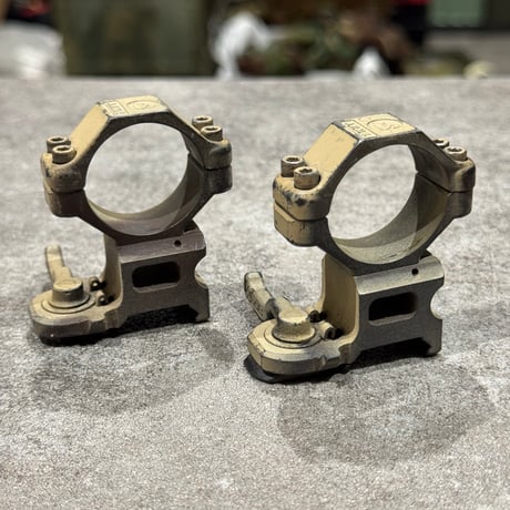 実物 ARMS 30mm マウントリング レバーマウント 塗装品　22H