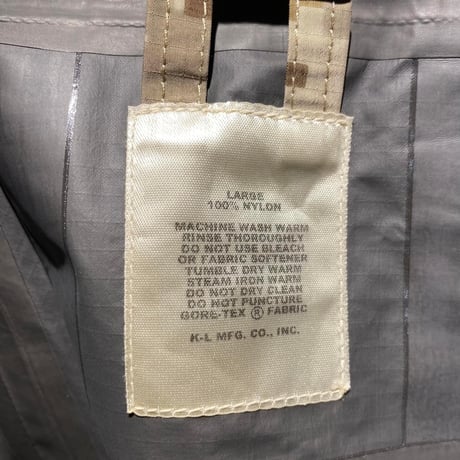 K-L MFG Lサイズ GORE-TEX レインジャケット