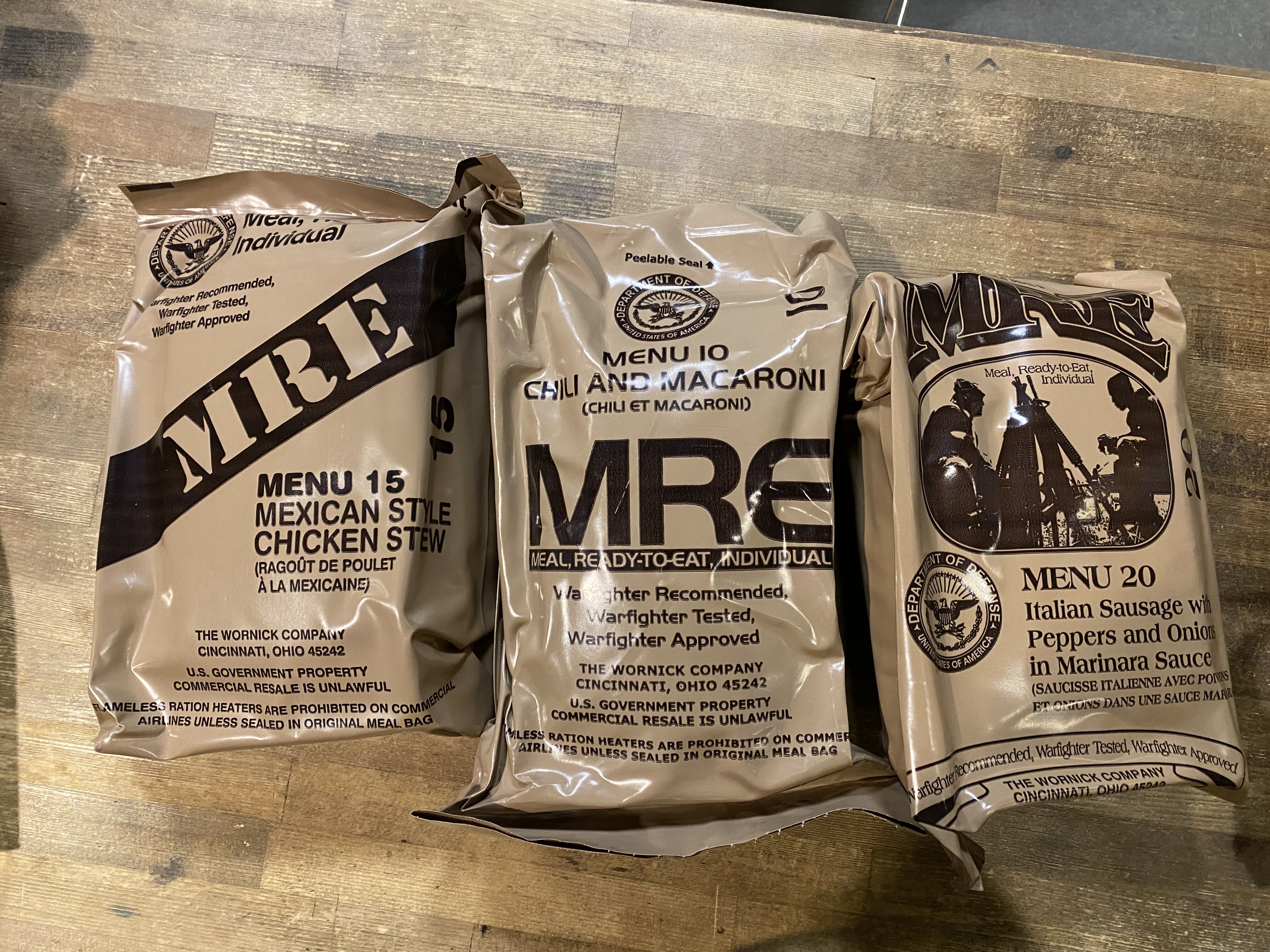 MRE 25個 バラ売り 検品 original