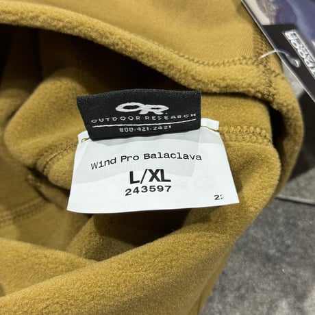未使用品　OR  バラクラバ　L/XL コヨーテ